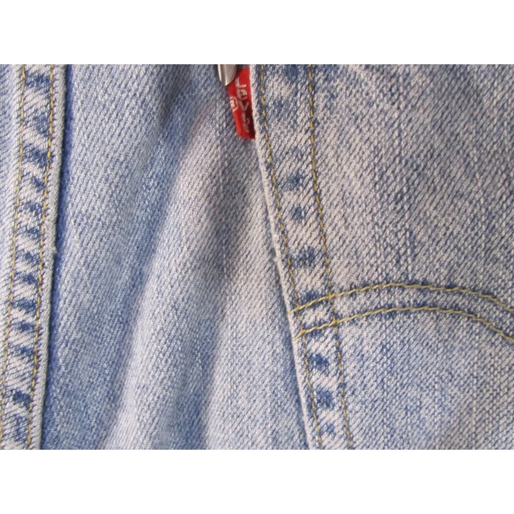 Levis 505 Straight Fit‎ Denim Shorts Mens 38 Light Wash Blue Cotton Jorts